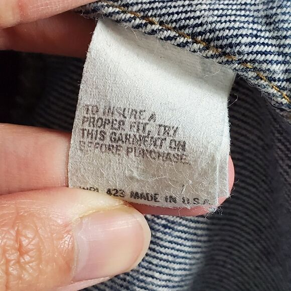 Vintage 80's Levi's Trucker Jacket III - Size 40 - Picture 15 of 16